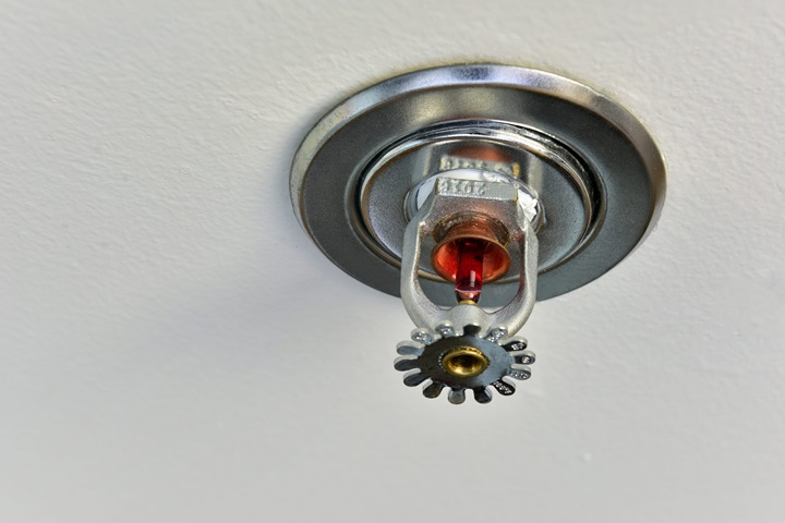 Đầu phun quay ngang thường được sử dụng trong các hệ thống phòng cháy chữa cháy tự động