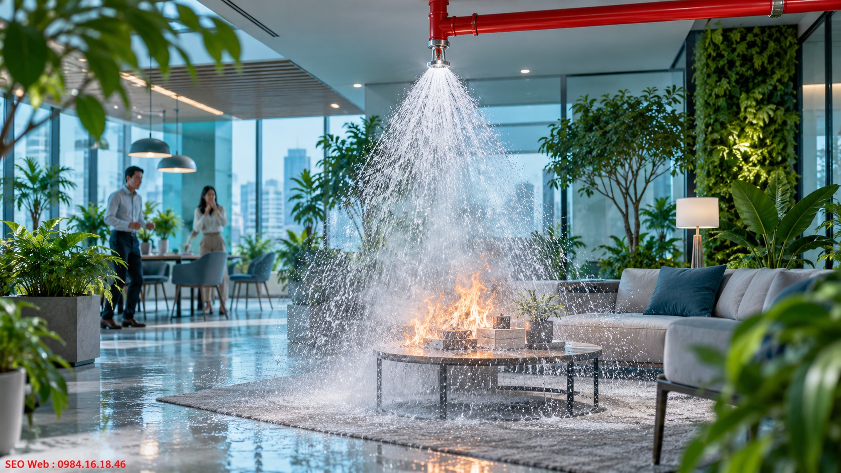 Áp suất và lưu lượng quyết định khả năng phân phối nước chữa cháy