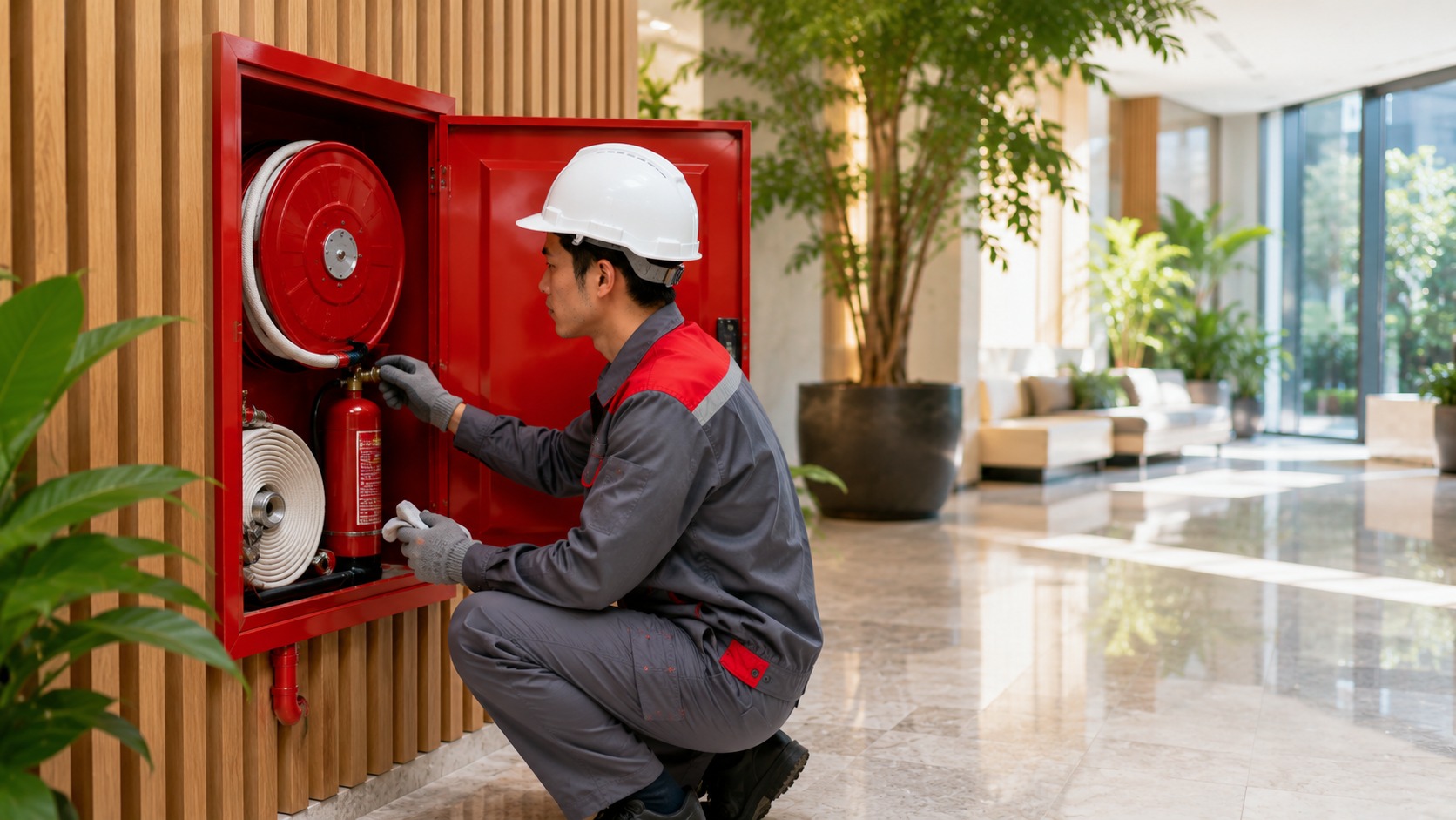 Bảo dưỡng tủ chữa cháy cùng các thiết bị PCCC bên trong