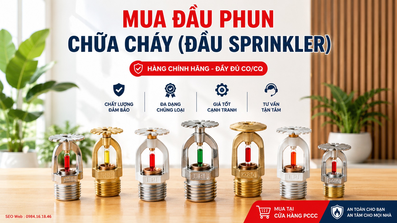 Bảng báo giá một số loại đầu phun chữa cháy hiện nay
