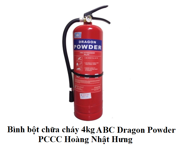 Bình chữa cháy bột Dragon Powder ABC 4kg