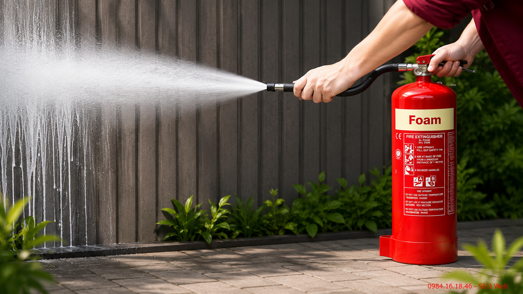 Bình chữa cháy bọt Foam xử lý cháy xăng dầu hiệu quả Bình chữa cháy bọt Foam xử lý cháy xăng dầu hiệu quả