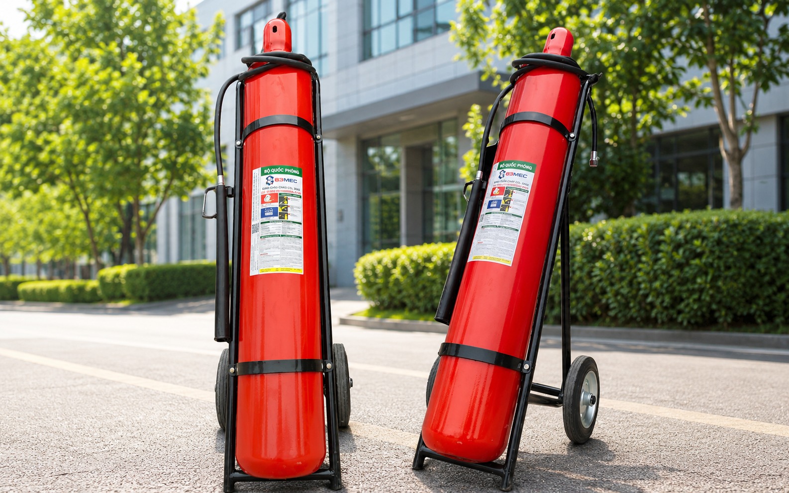 Bình chữa cháy CO2 24kg Bộ Quốc Phòng Bình chữa cháy CO2 24kg Bộ Quốc Phòng