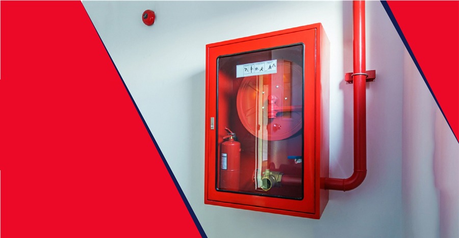 Tủ chữa cháy vách tường 500 x 650 x 200 (loại thường)