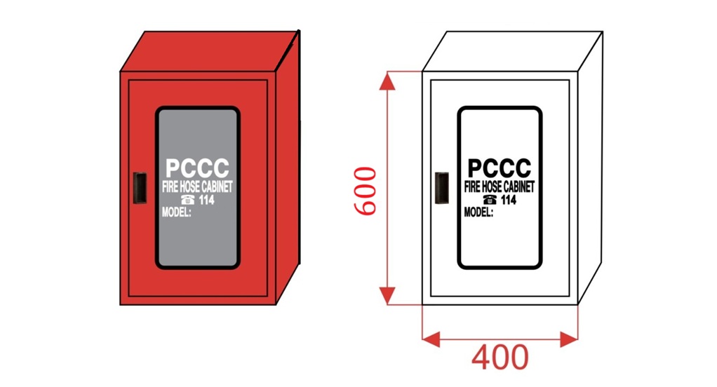 Cửa tủ có kính quan sát thuận tiện kiểm tra thiết bị bên trong