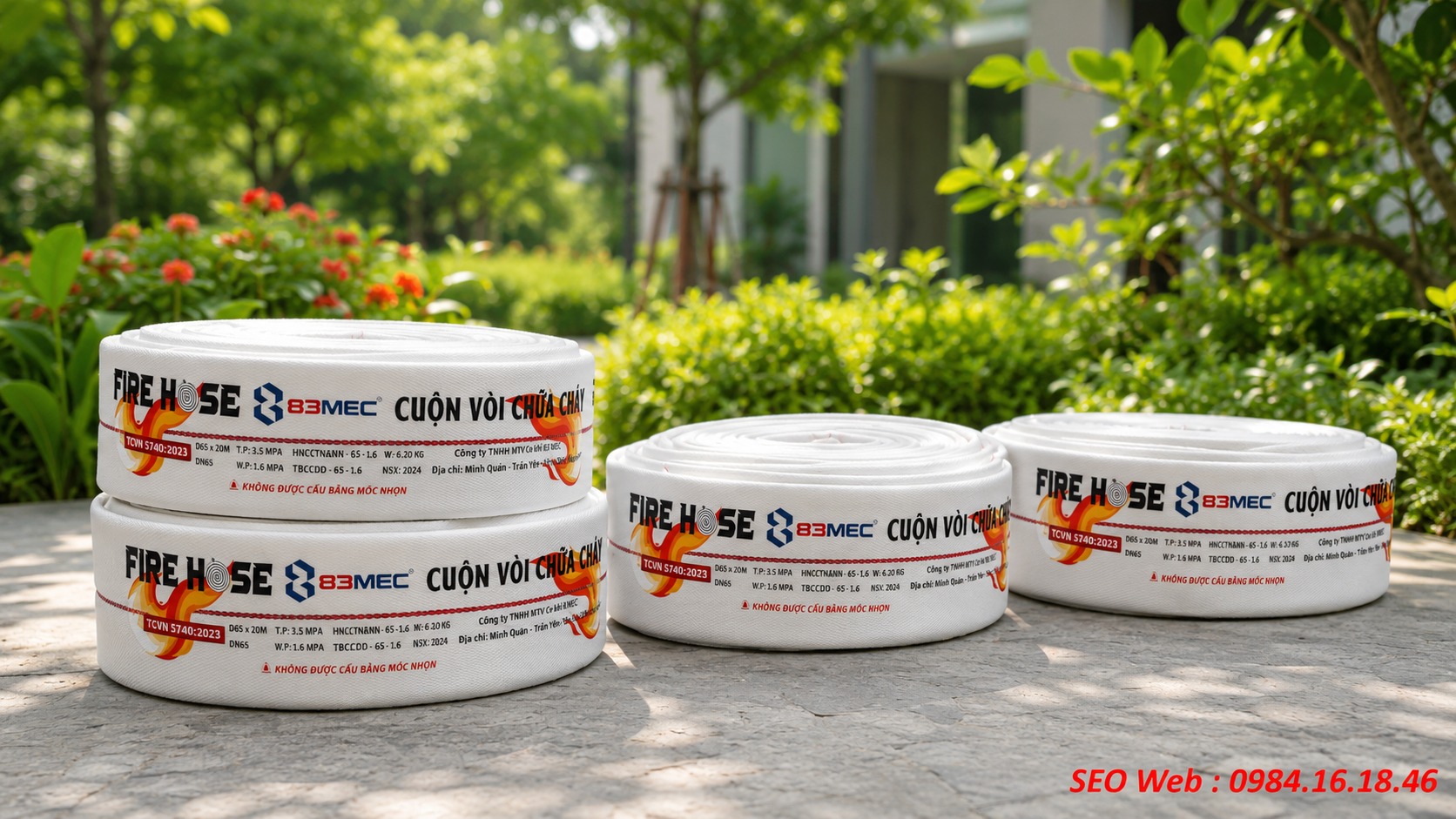 Vòi chữa cháy DN65 Bộ Quốc Phòng