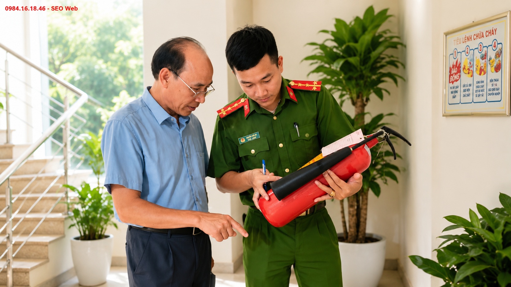 Tem kiểm định và tình trạng bình giúp nhận biết sản phẩm chuẩn