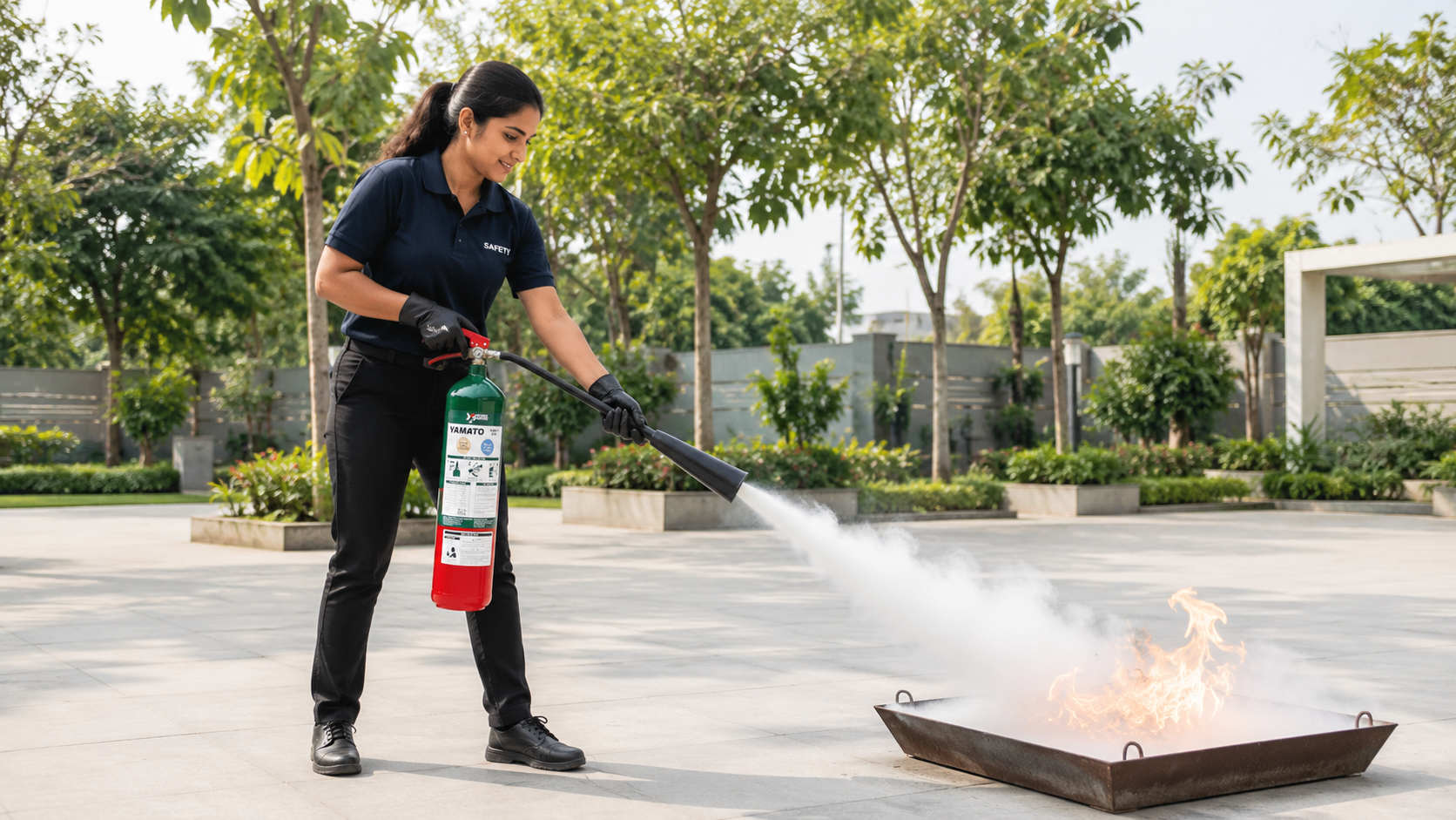 Bình chữa cháy giúp dập tắt đám cháy ngay từ giai đoạn đầu