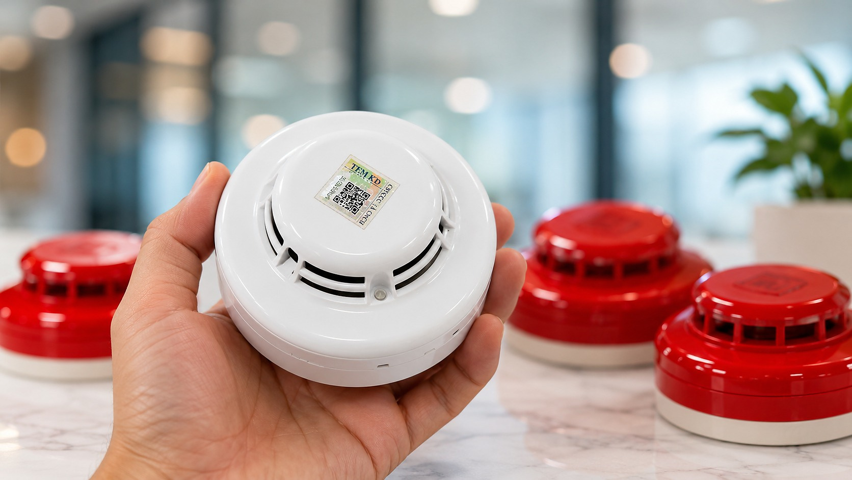 Cảm biến quang học nhận biết tia bức xạ đặc trưng của cháy Cảm biến quang học nhận biết tia bức xạ đặc trưng của cháy