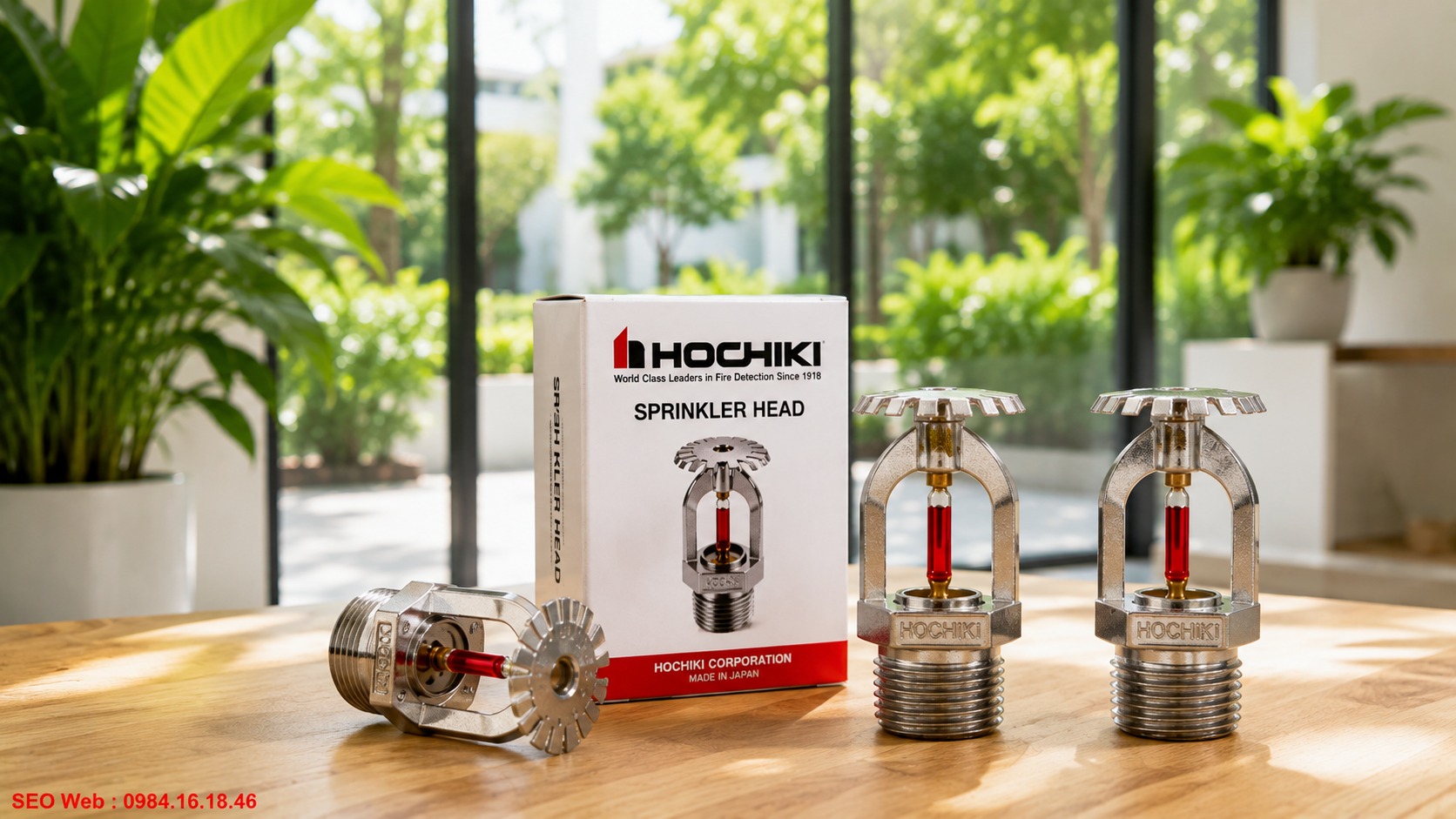 Đầu phun chữa cháy Hochiki bền, ổn định và phù hợp nhiều công trình