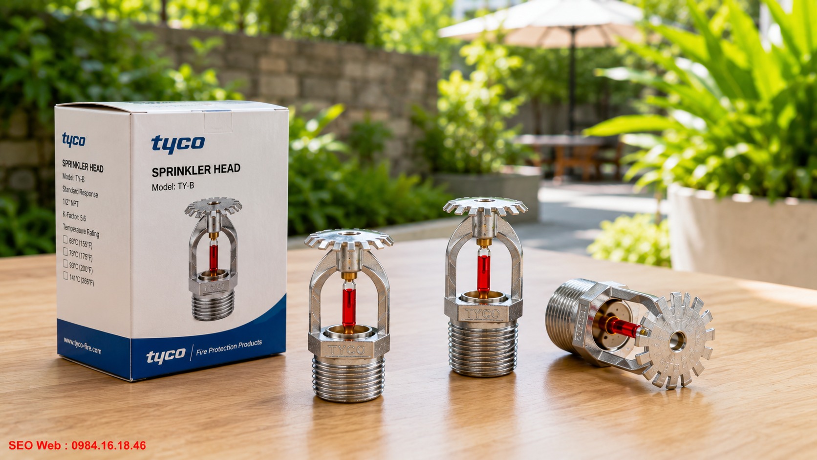 Đầu phun chữa cháy Tyco đáp ứng nhiều tiêu chuẩn kỹ thuật quốc tế