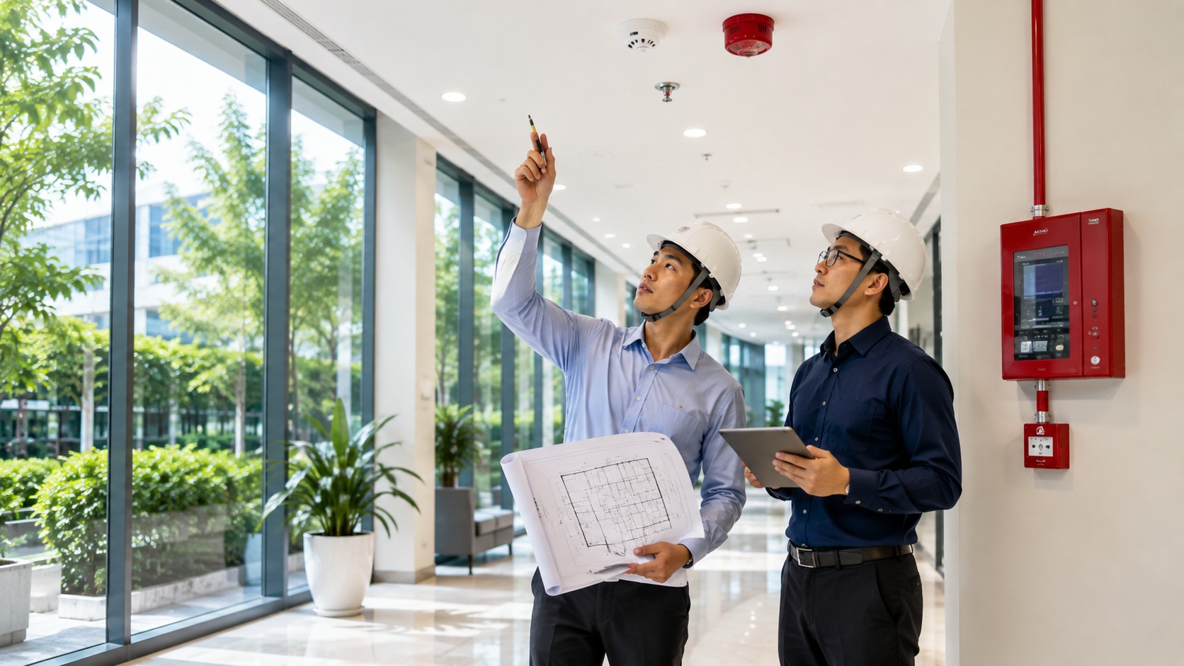 Khảo sát mặt bằng và đặc điểm công trình trước khi triển khai hệ thống báo cháy Khảo sát mặt bằng và đặc điểm công trình trước khi triển khai hệ thống báo cháy