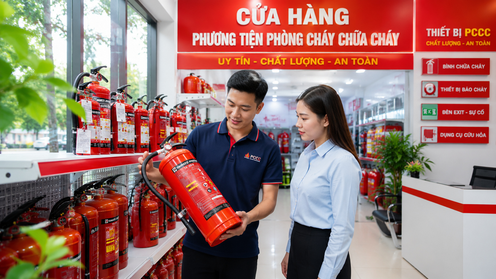 Kiểm tra chất lượng bột chữa cháy trong bình định kỳ
