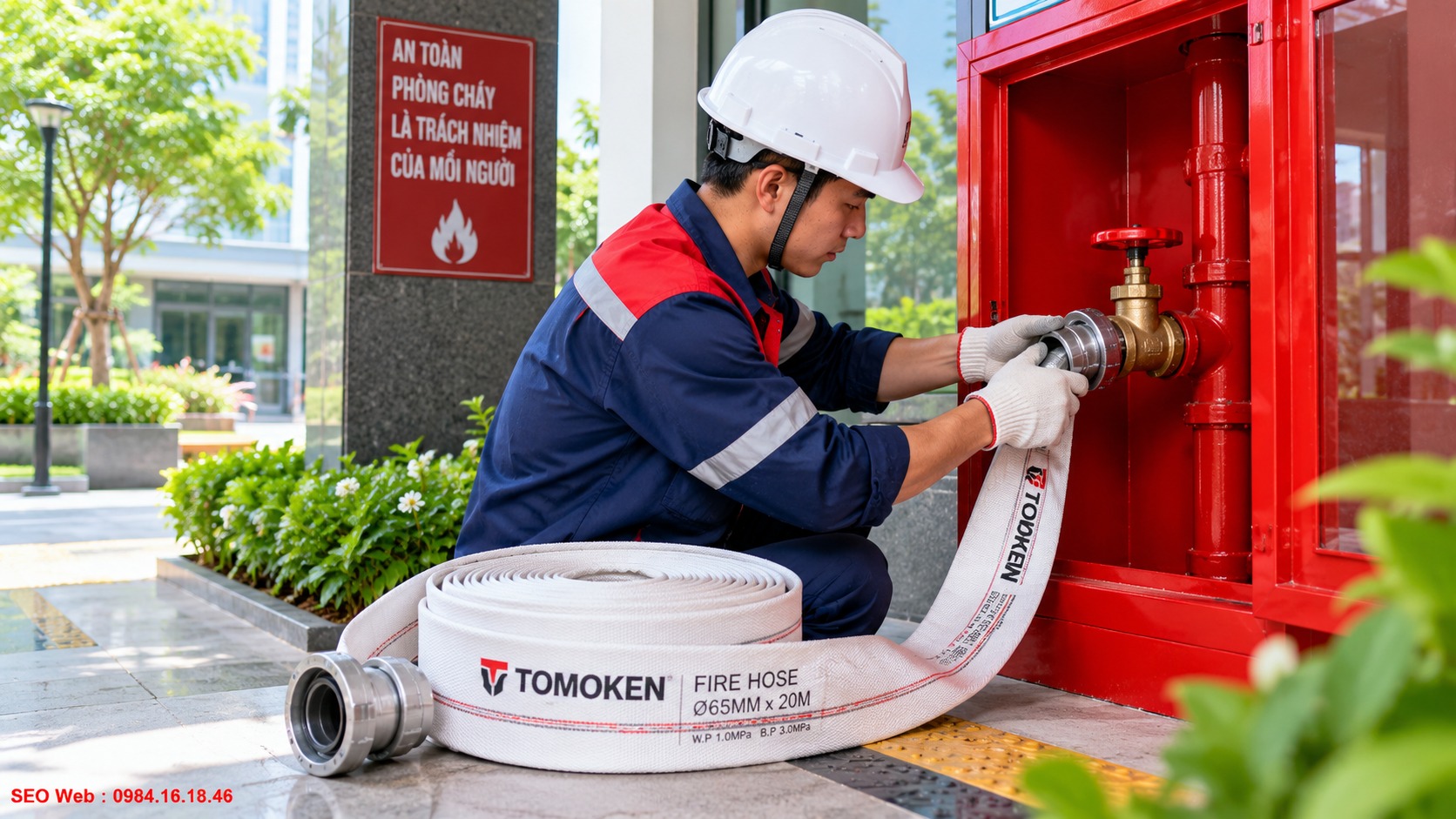 Lắp đặt đúng giúp vòi Tomoken kết nối chắc chắn với hệ thống
