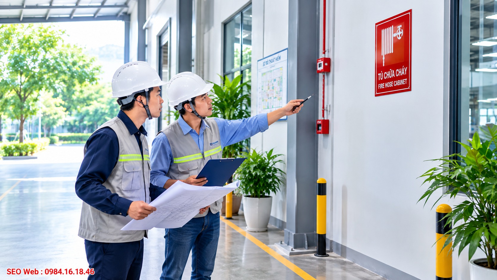 Lựa chọn vị trí lắp đặt tủ chữa cháy phù hợp công trình