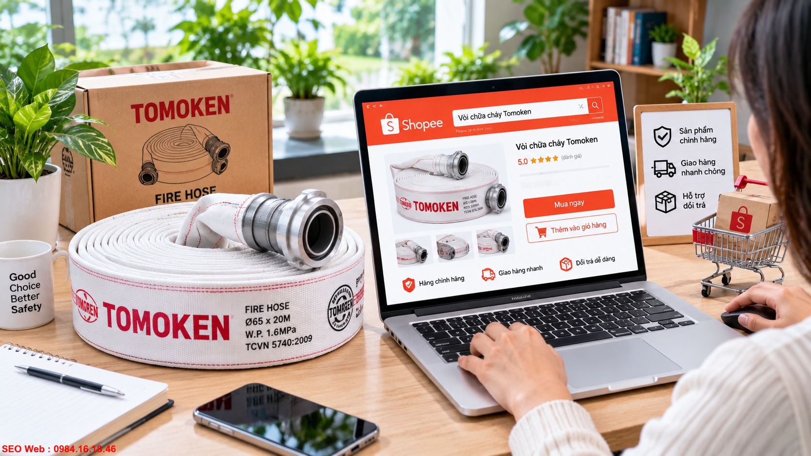 Mua vòi Tomoken trực tuyến cần kiểm tra kỹ nguồn gốc hàng
