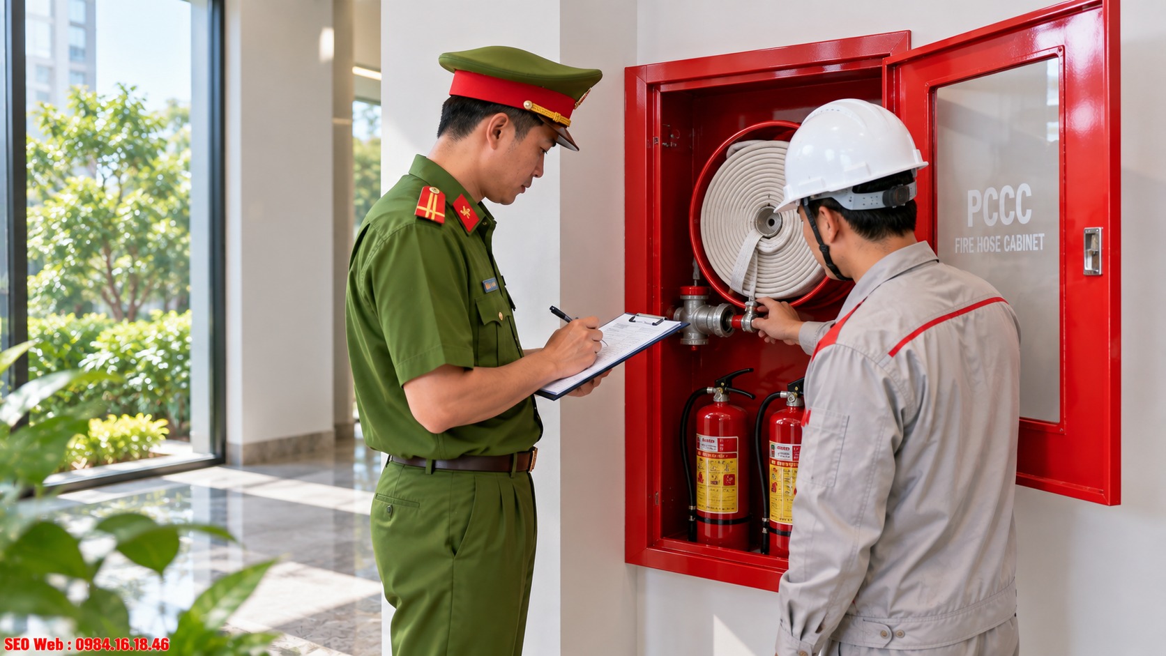 Trang bị tủ chữa cháy góp phần nâng cao ý thức tuân thủ PCCC