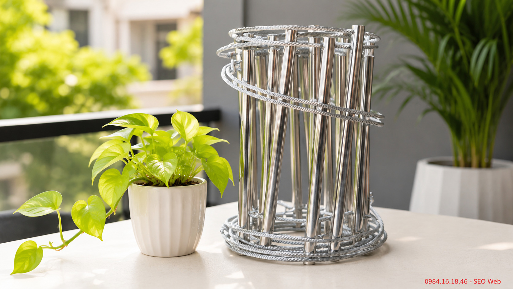 Cáp th&eacute;p chắc chắn giúp thang chịu tải lớn và sử dụng bền lâu
