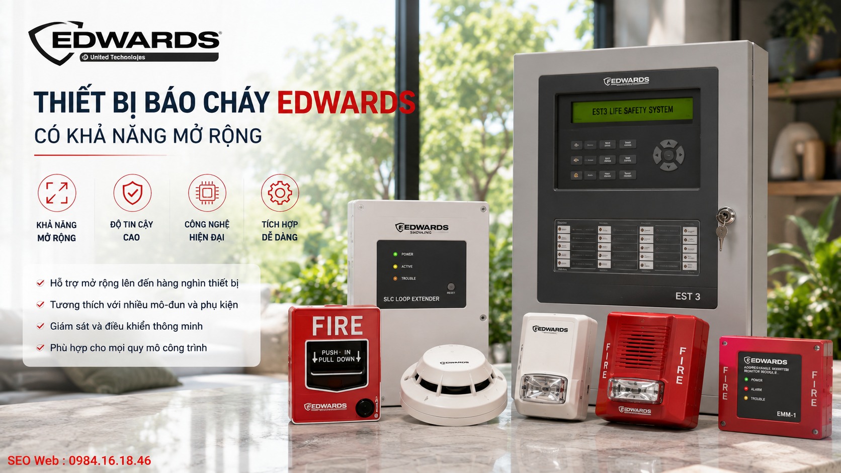 Thiết bị báo cháy Bosch hỗ trợ theo dõi trạng thái hệ thống tập trung