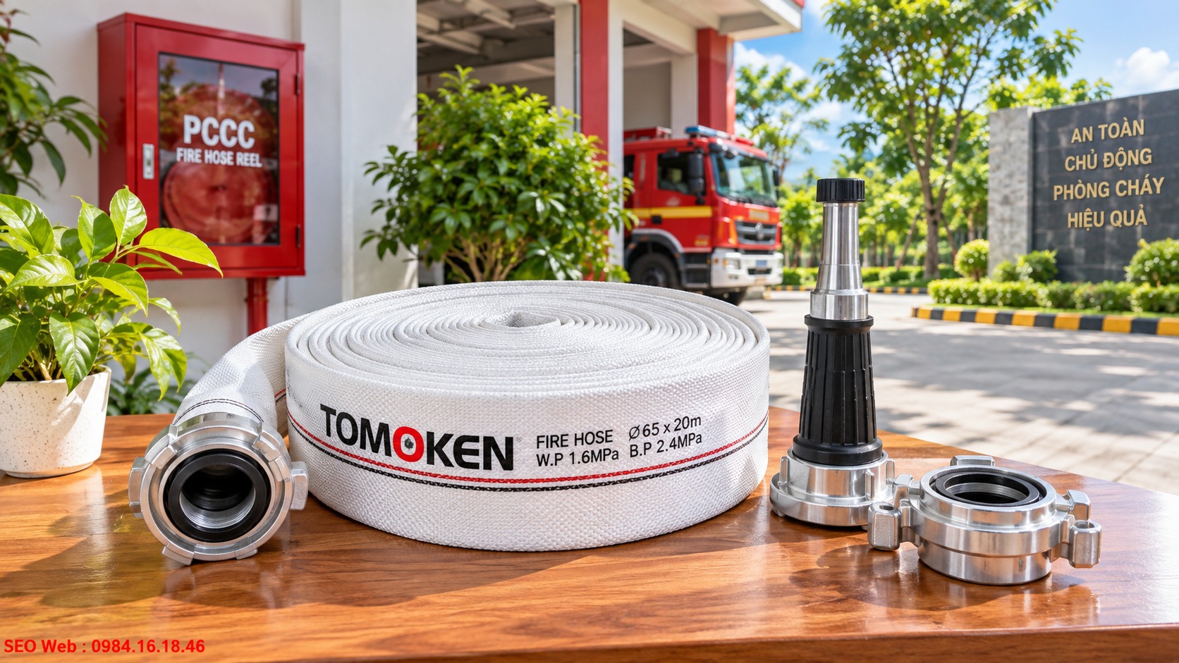 Thiết kế tiêu chuẩn hỗ trợ sử dụng vòi Tomoken an toàn hơn