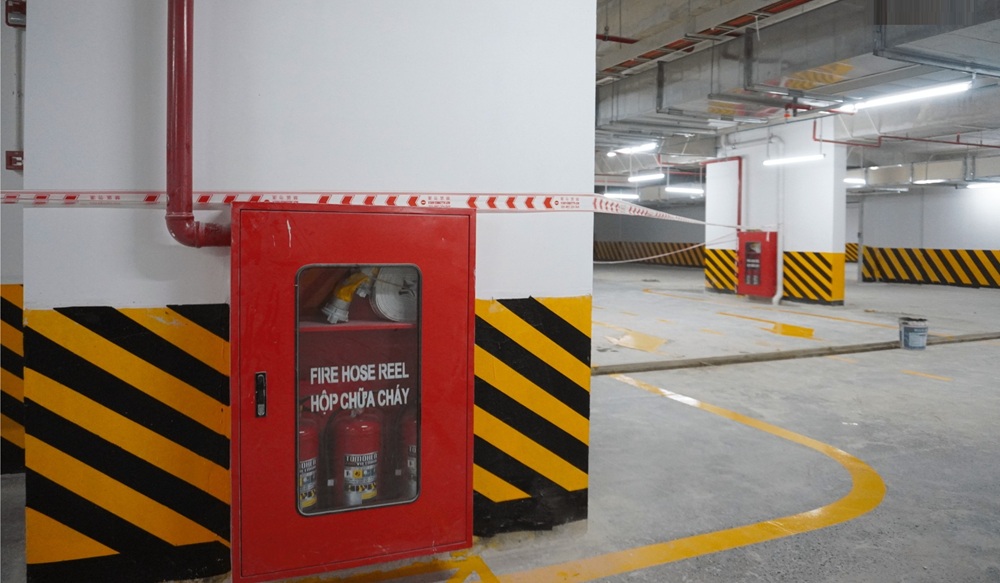 Tủ chữa cháy âm tường giúp tiết kiệm không gian và tăng thẩm mỹ