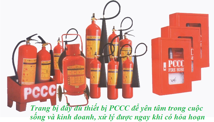 trang bi thiết bị PCCC dể đảm bảo an toàn cho cuocj sống và kinh doanh