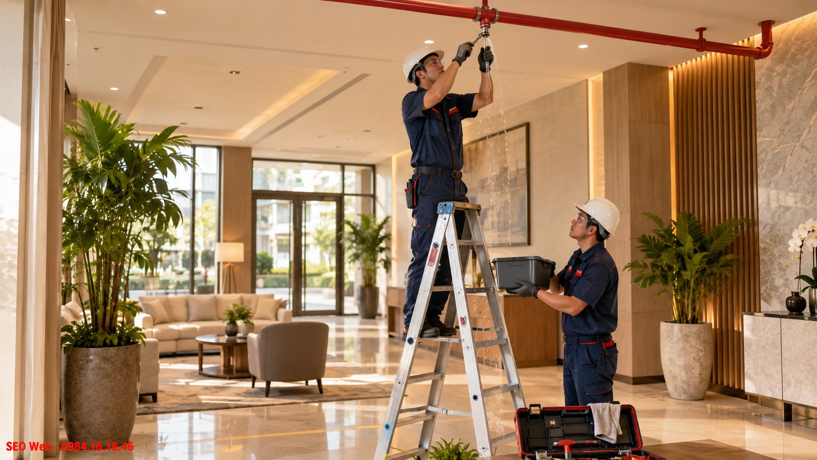 Đầu phun hư hỏng, kích hoạt hoặc ăn mòn cần được thay mới