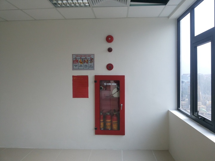 Tủ chữa cháy âm tường hay tủ chìm