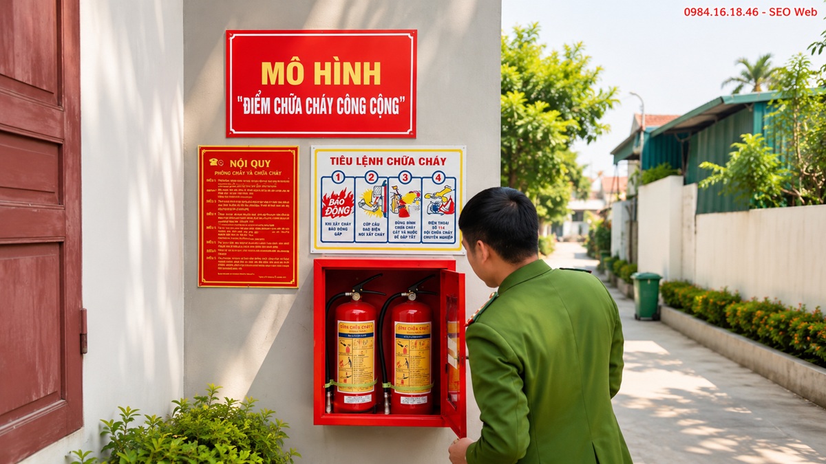 Tủ chữa cháy cần thiết để bảo quản thiết bị và hỗ trợ xử lý cháy