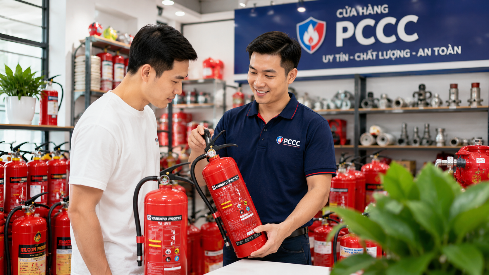 Xử lý tình trạng rò rỉ trên bình chữa cháy đúng kỹ thuật