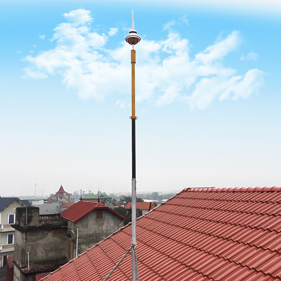 Vị trí lắp đặt kim thu s&eacute;t quyết định toàn bộ hiệu quả chống s&eacute;t cho công trình