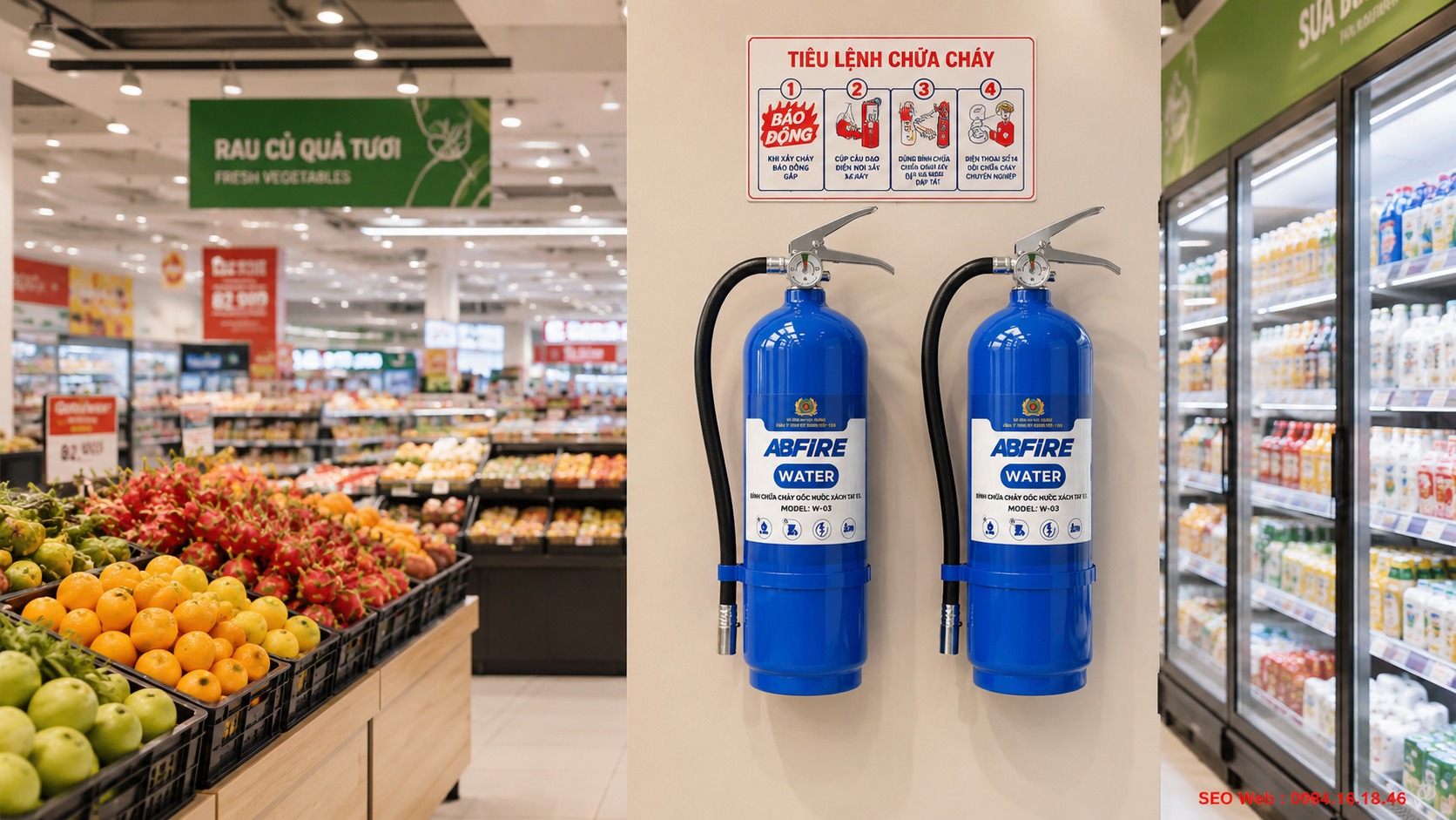 Bình chữa cháy gốc nước 3L ABFIRE AB-W03 Bình chữa cháy gốc nước 3L ABFIRE AB-W03