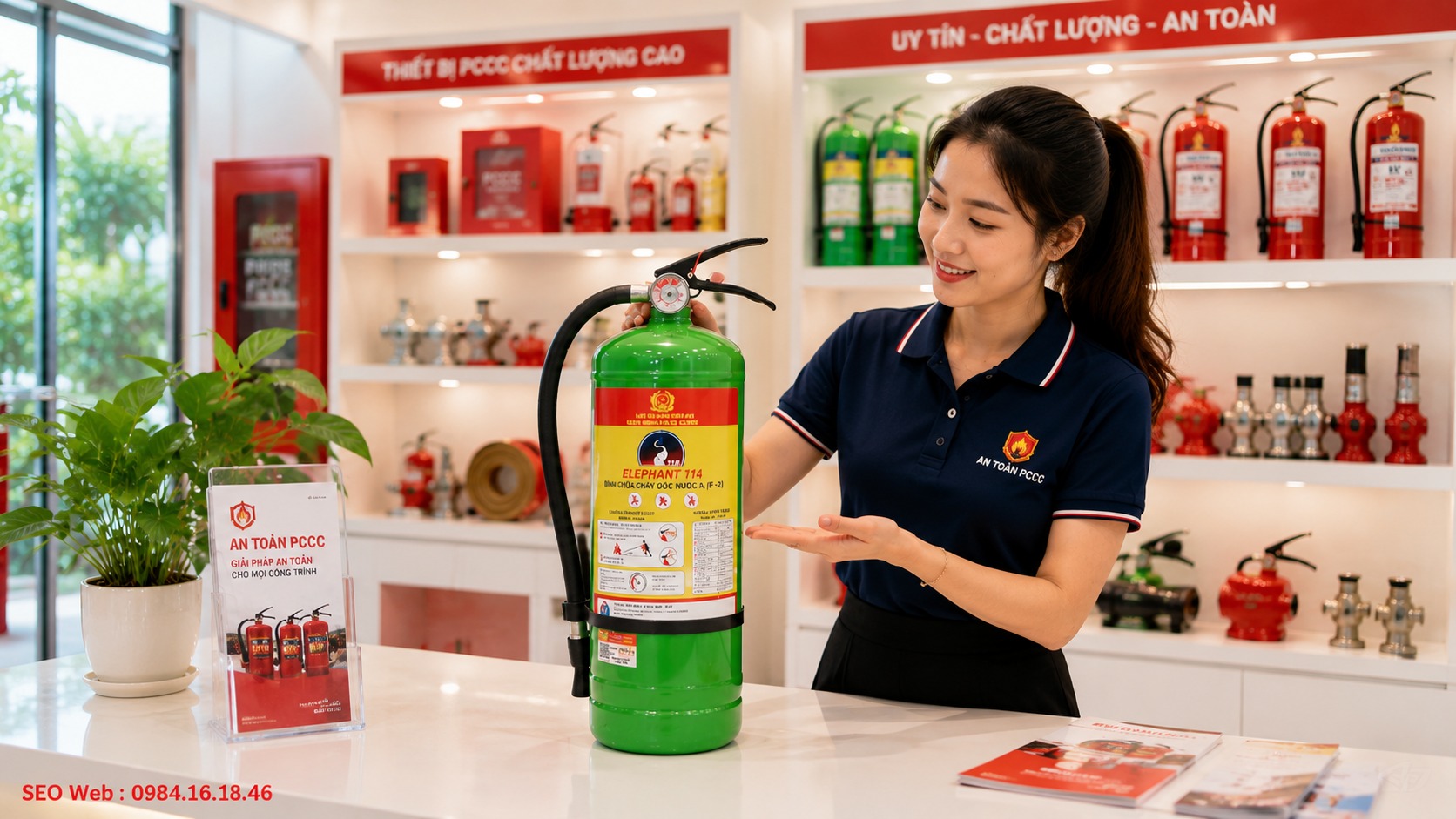 Bình chữa cháy gốc nước 3L Elephant Bộ Công An Bình chữa cháy gốc nước 3L Elephant Bộ Công An