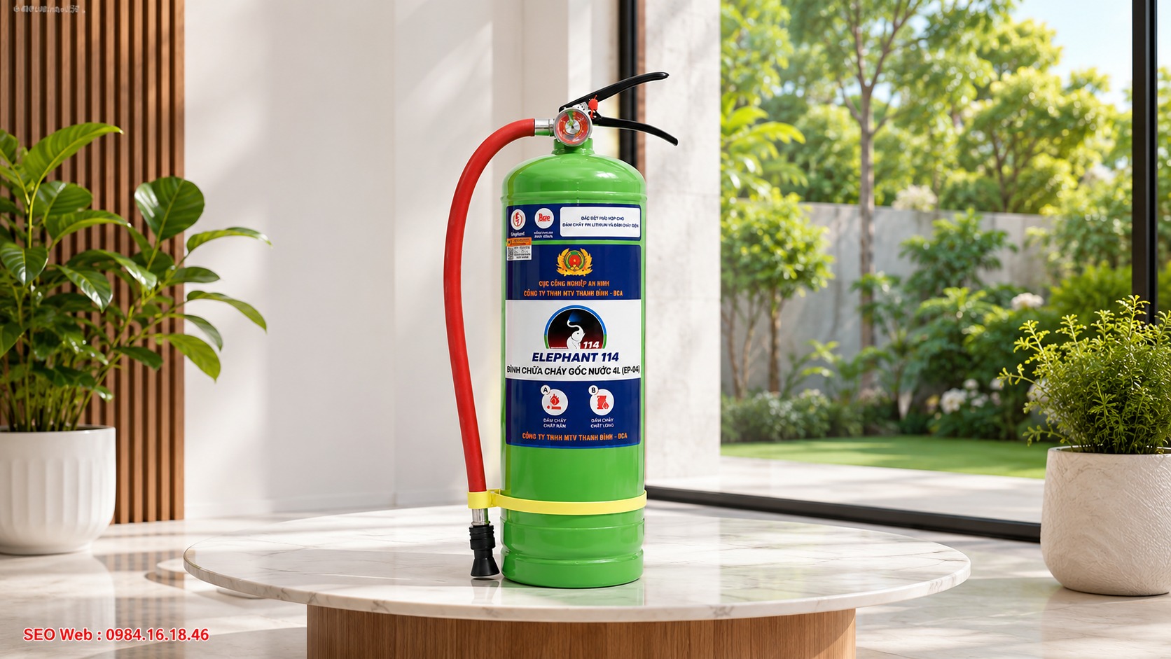 Bình chữa cháy gốc nước 6L cho Pin Lithium EP-06 Bình chữa cháy gốc nước 6L cho Pin Lithium EP-06