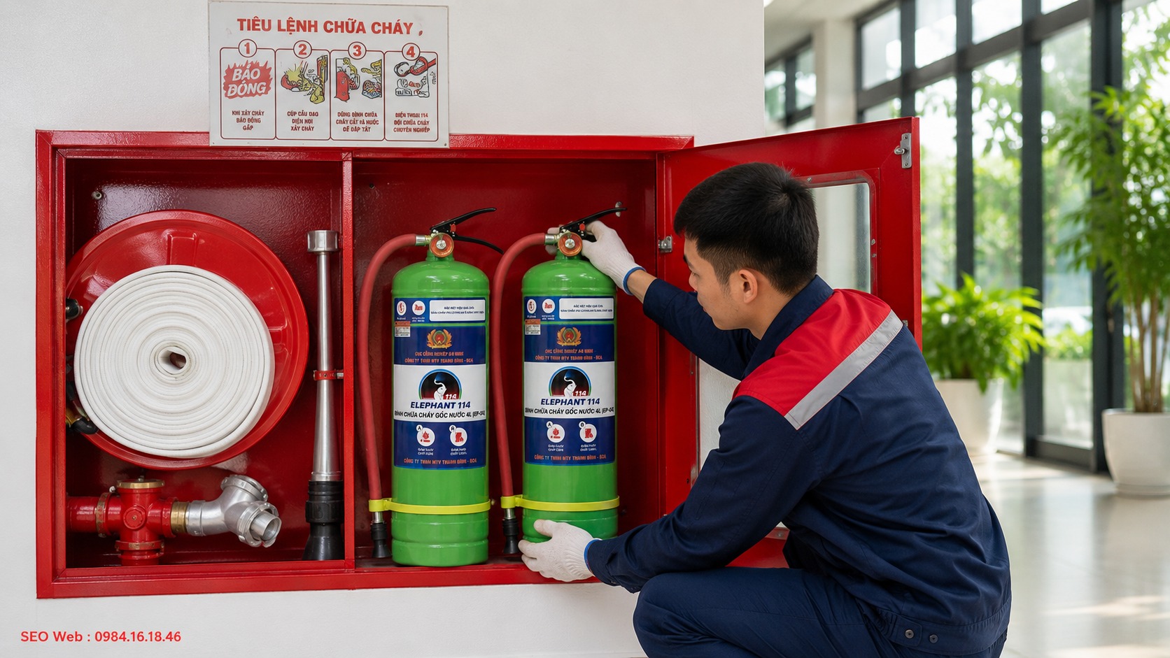 Bình chữa cháy gốc nước 6L cho Pin Lithium EP-06 Bình chữa cháy gốc nước 6L cho Pin Lithium EP-06