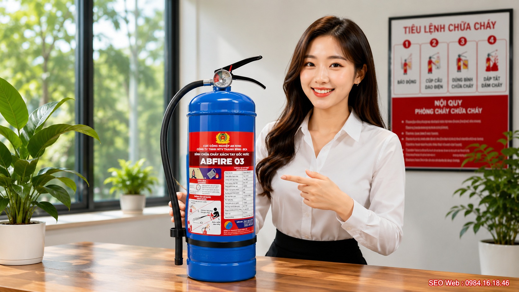 Bình chữa cháy gốc nước đa năng 3L ABFIRE AB-M03 Bình chữa cháy gốc nước đa năng 3L ABFIRE AB-M03