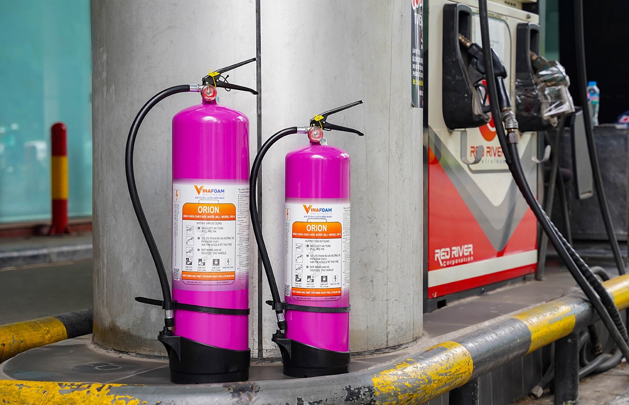 Bình chữa cháy chất lượng đáp ứng tiêu chuẩn kỹ thuật để đảm bảo hiệu suất cần thiết