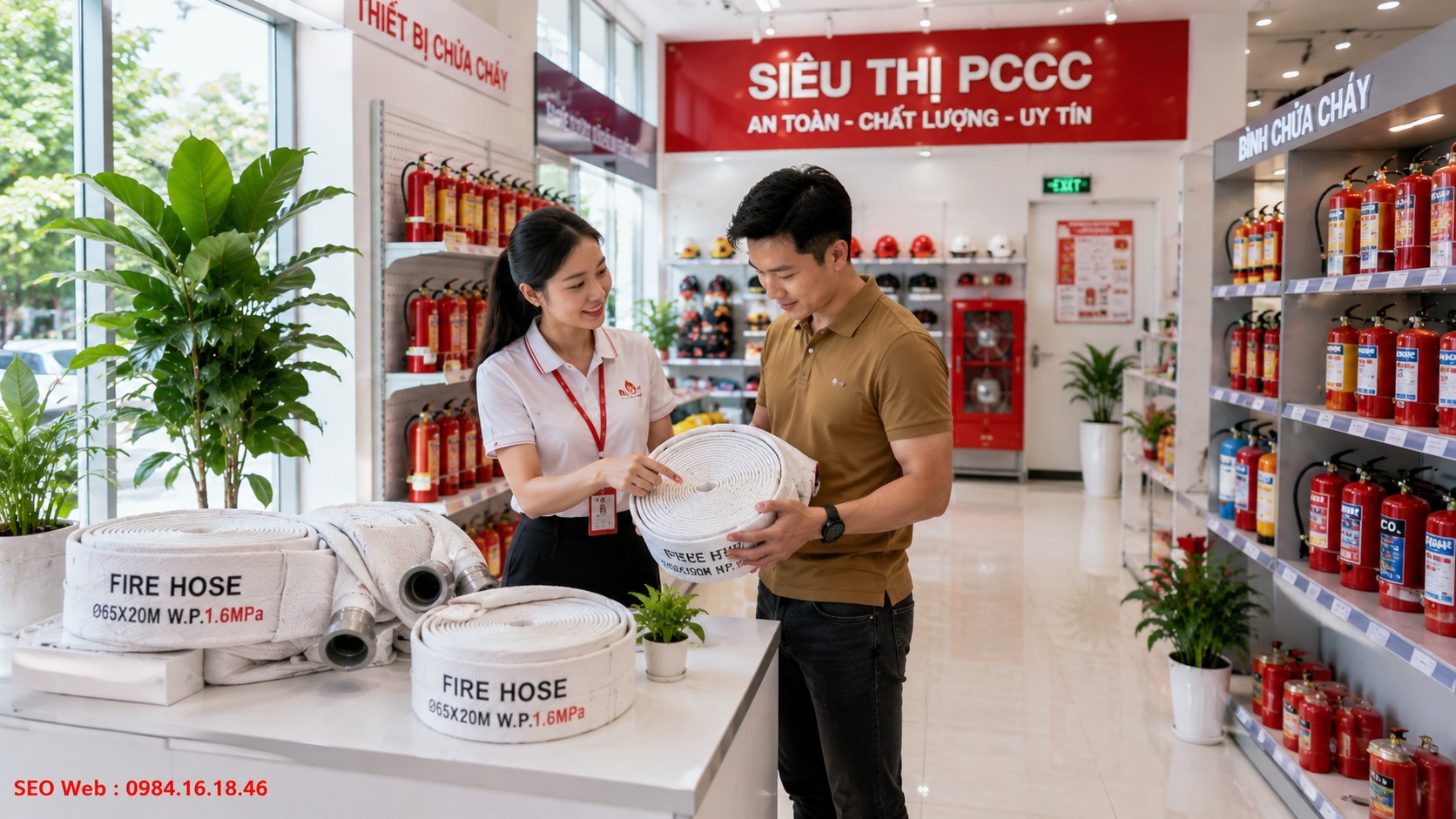 Chọn vòi chữa cháy phù hợp kho hàng có quy mô lớn