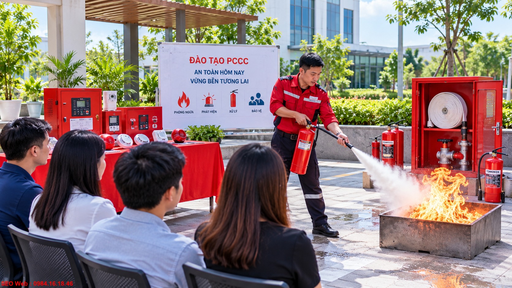 Hướng dẫn sử dụng thiết bị PCCC giúp nâng cao khả năng xử lý cháy Hướng dẫn sử dụng thiết bị PCCC giúp nâng cao khả năng xử lý cháy