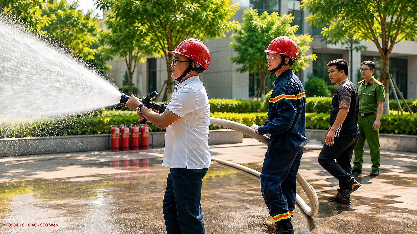 Vòi k&eacute;m chất lượng làm giảm lưu lượng nước đến khu vực cháy