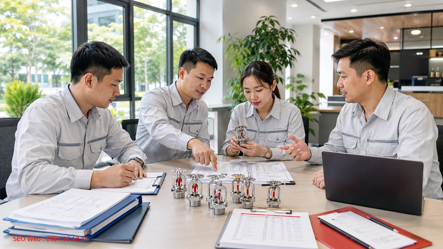 Kiểm tra thông số đầu phun chữa cháy trước khi tiến hành lắp đặt
