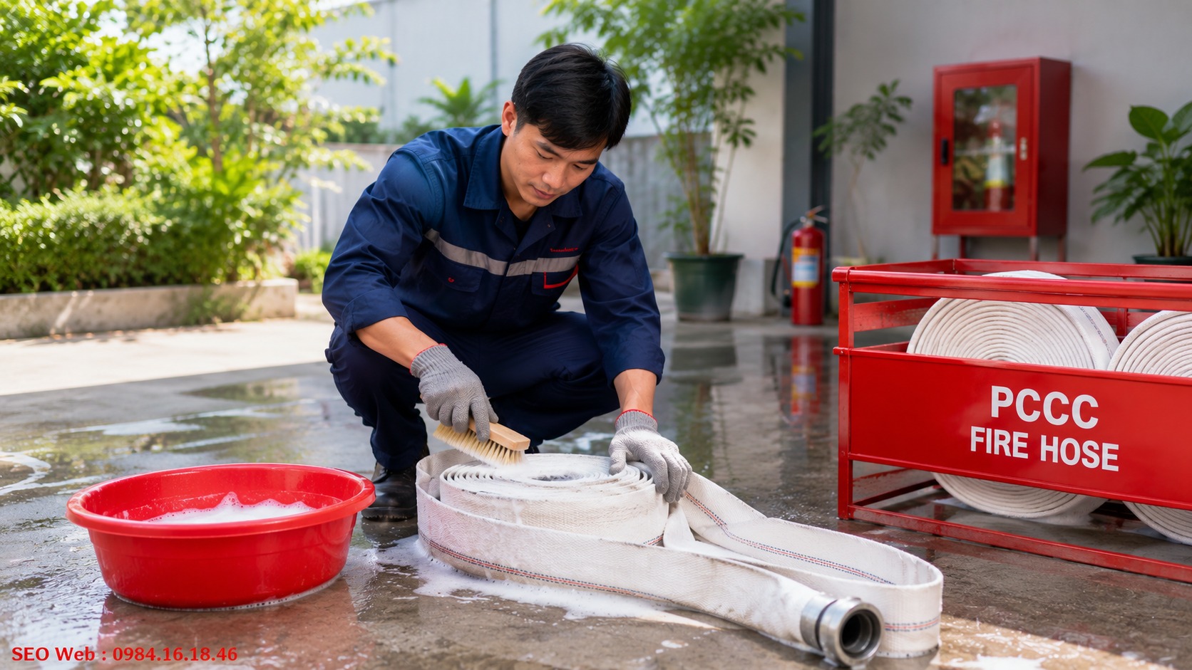 Vệ sinh vòi sau sử dụng giúp loại bỏ bùn đất và tạp chất