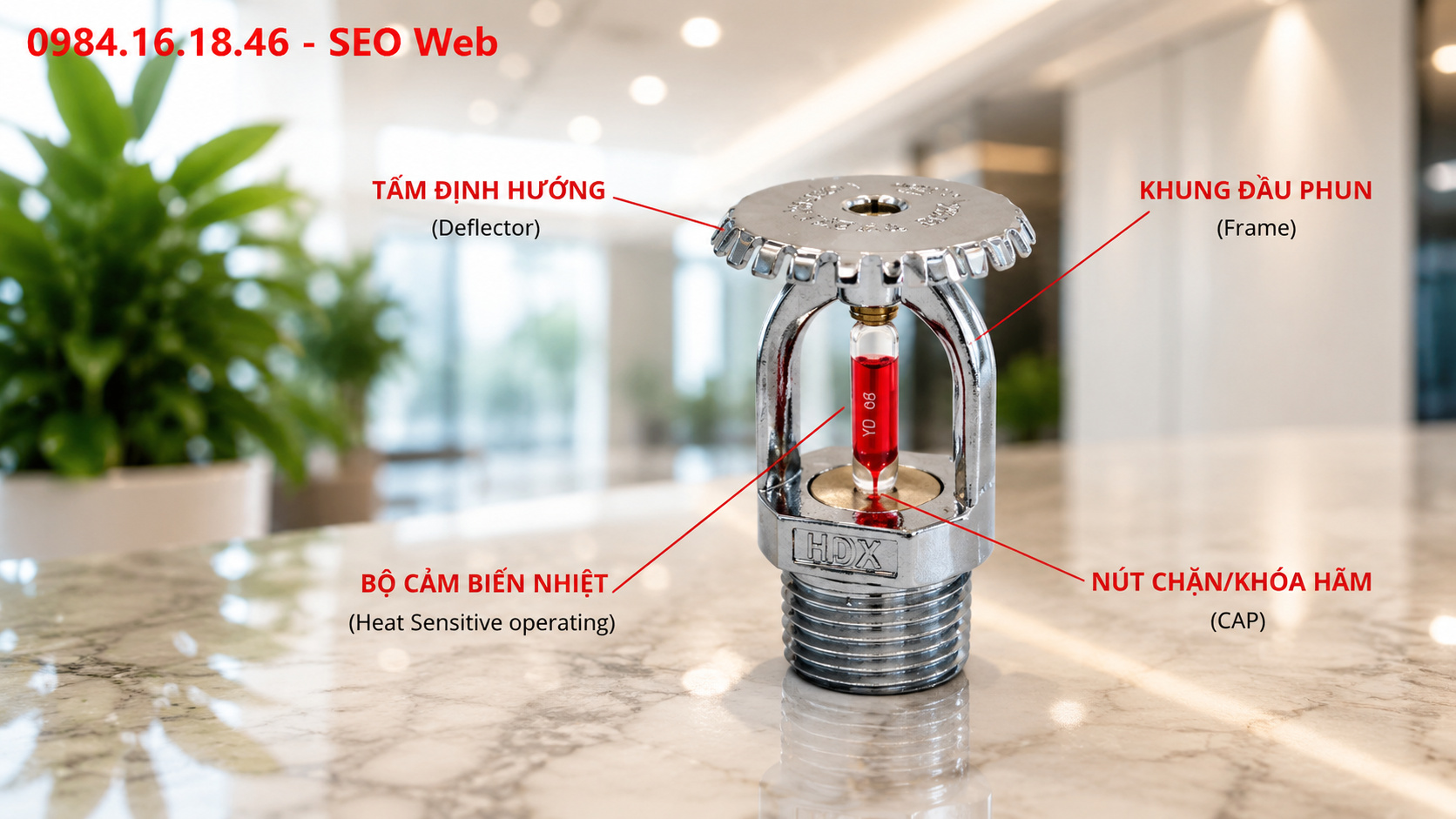 Nhiệt độ kích hoạt của đầu phun chữa cháy theo từng môi trường