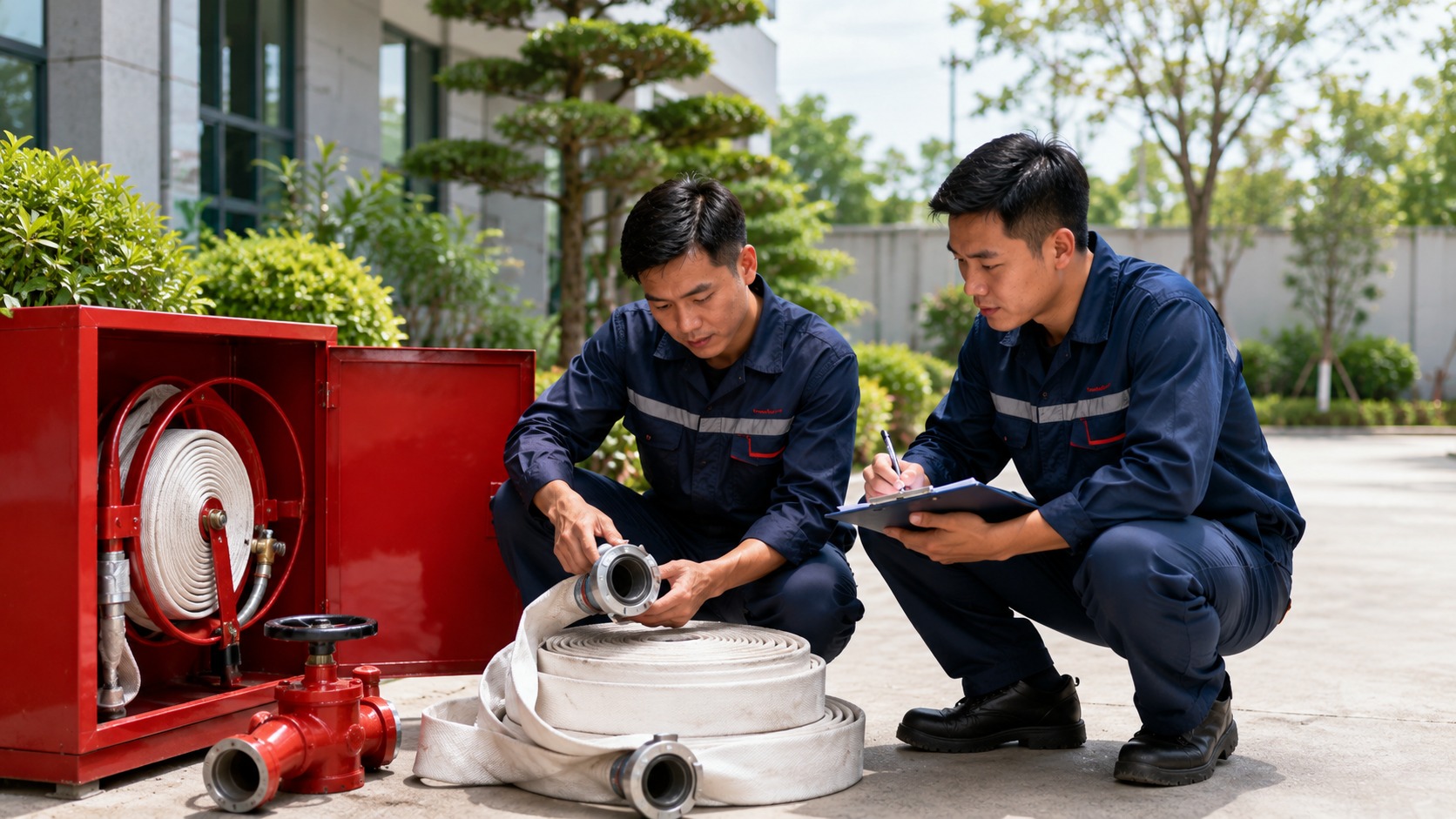 Hạn chế sai lầm khi bảo quản vòi chữa cháy giúp tăng độ bền
