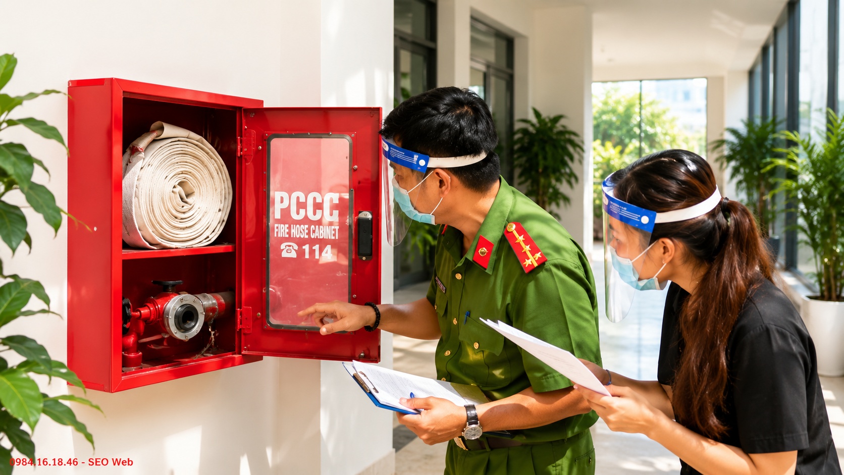 Triển khai vòi chữa cháy đúng kỹ thuật trong nhà xưởng
