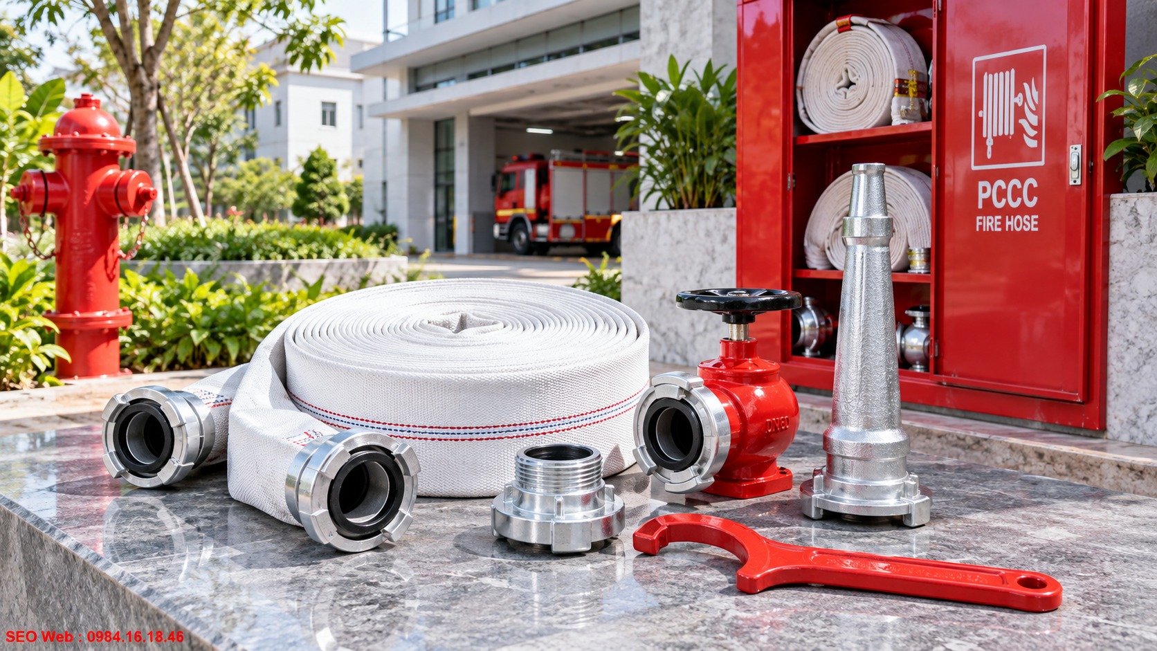 Bộ vòi chữa cháy và phụ kiện giúp triển khai chữa cháy linh hoạt Bộ vòi chữa cháy và phụ kiện giúp triển khai chữa cháy linh hoạt